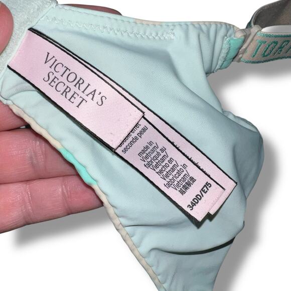 Victorias Secret Womens TShirt Lightly Lined Demi Bra Underwire Convertible 34DD - Picture 8 of 11